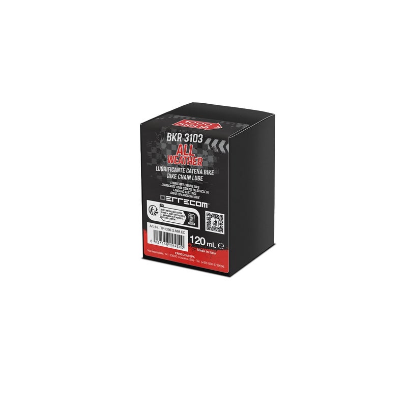 ERRECOM 1000 ميليا BKR 3103-4 أونصة سائلة (120 مل) علبة، زيت تشحيم دراجة لجميع الظروف الجوية، فرشاة مرفقة - Image 4